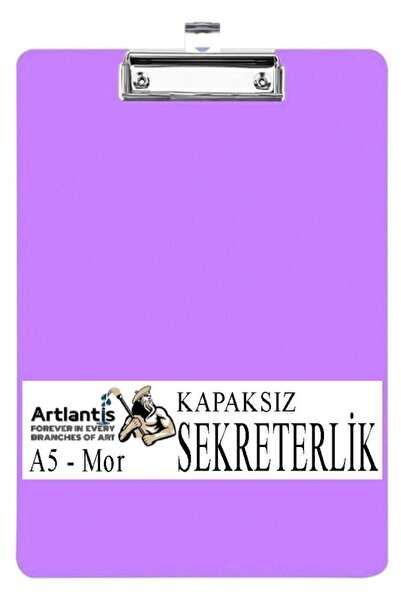 Artlantis Sekreterlik Kapaksız A5 Küçük Boy 1 Adet Renkli Kapaksız Sekreterli...