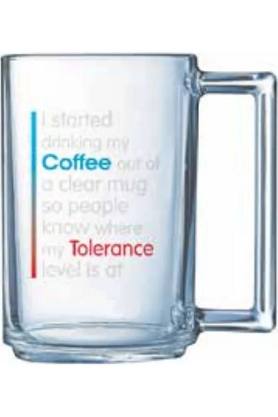 Luminarc 32 Cl Tempered Glass a La Bonne Mode Meter Mug