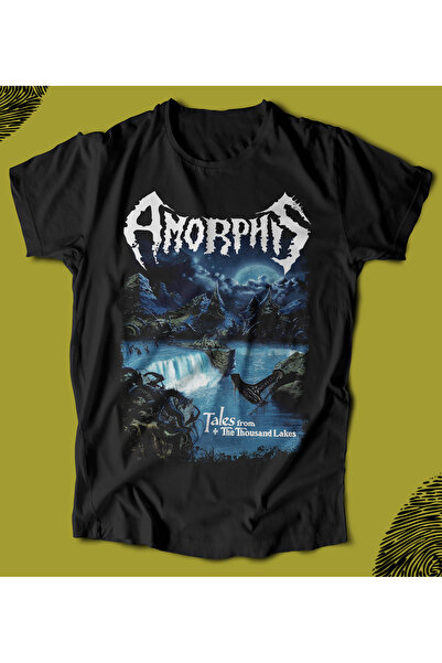 BUTSHIRT تي شيرت Amorphis Tales From The Thousand Lakes مطبوع للجنسين - مناسب...
