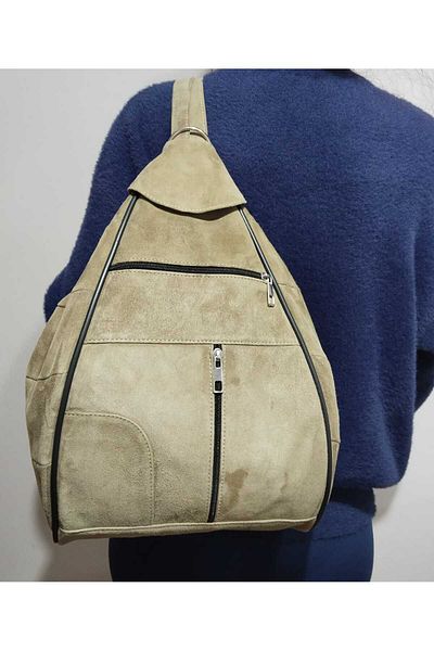 atter Rucsac din piele intoarsa din piele naturala