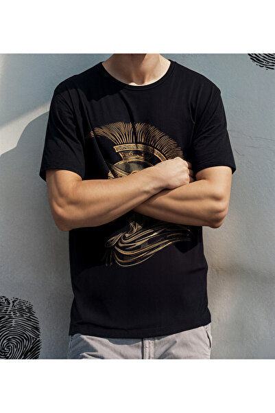 BUTSHIRT 'Ancient Greek Warrior - Yunan Antik Savaşçı‘ Baskılı 'Regular-Fit' Unisex Tişört