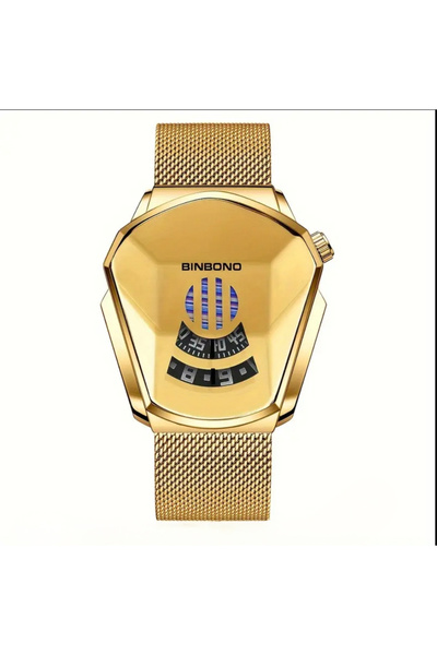 Geneva Erkek Kol Saati Altın Rengi