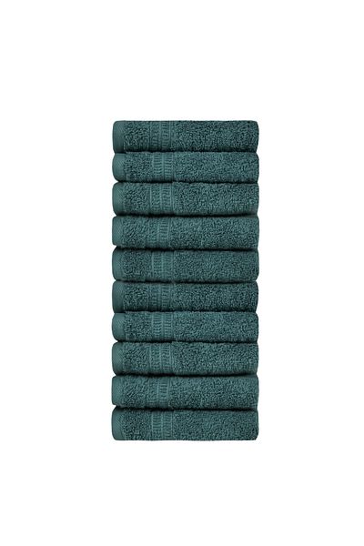 Homelover Pachet de 10 prosoape de mână 100% bumbac organic 30x30cm ultra lux moale pentru baie - prosoape de bucătărie cu absorbție ridicată
