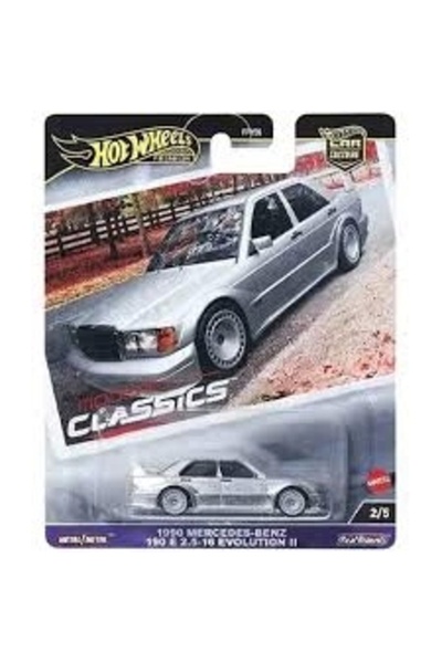 HOT WHEELS Premium HRV98 1990 Mercedes-Benz 190 E 2.5-16 Evolution II FPY86-961E 1/64
