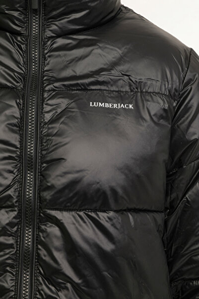 lumberjack Wl Candace 2gf723 3pr - Μαύρο γυναικείο κοντό παλτό