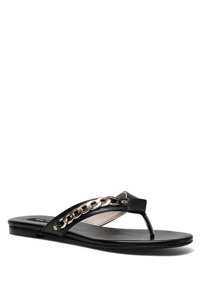 Nine West Wılya 2Fx Black Women's Flat Slippers