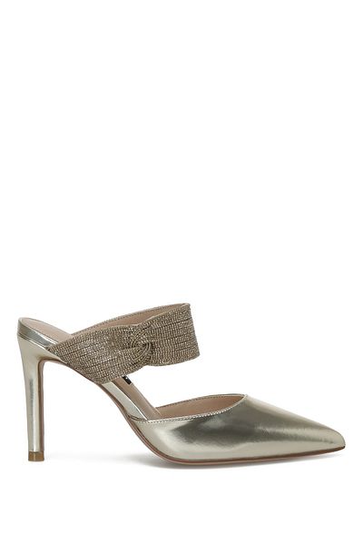 Nine West Barışa 2Pr Gold Women's Heeled Slippers