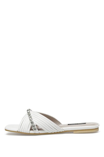 Nine West Tanvo 2fx white women's flat slippers