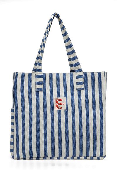 lumberjack Blaue Strandtasche für Frauen