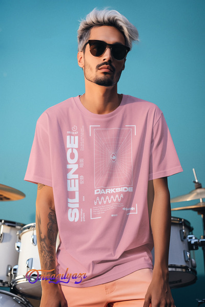 oneagılyazı Μπλουζάκι Silence Printed Oversize