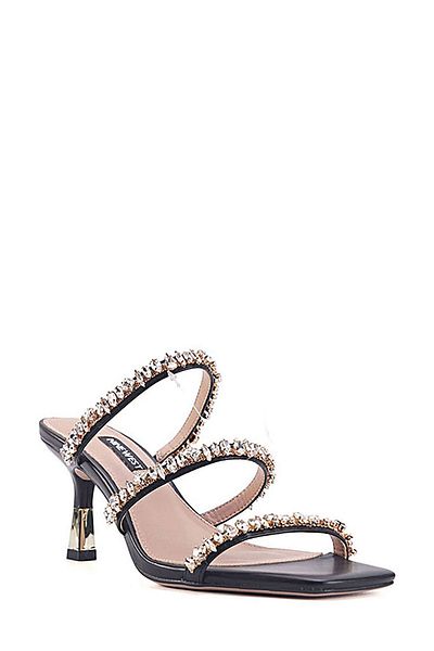 Nine West Macai 3pr schwarze Damen-Hausschuhe mit Absatz