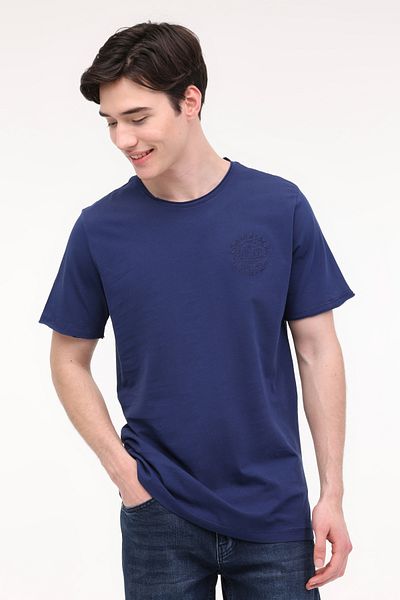 lumberjack ml Jasper 11urb1054 4fx Indigo Ανδρικό κοντομάνικο μπλουζάκι