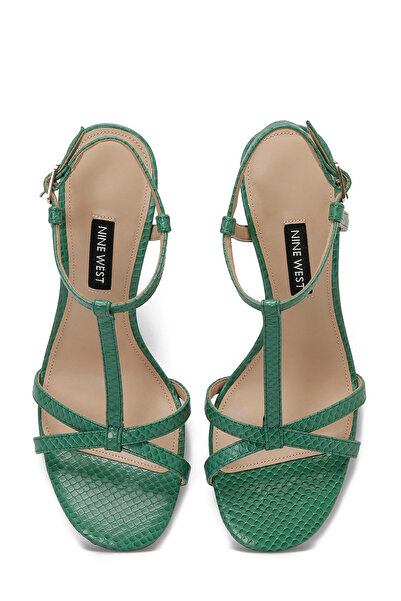 Nine West Norey 3Fx Green Women's Heeled Sandals