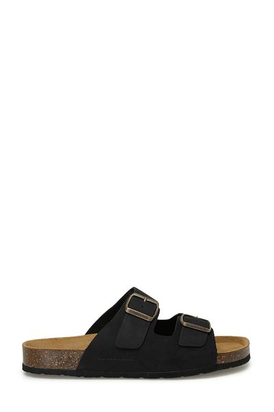 lumberjack Mendy Lth 4Fx Black Men's Slippers