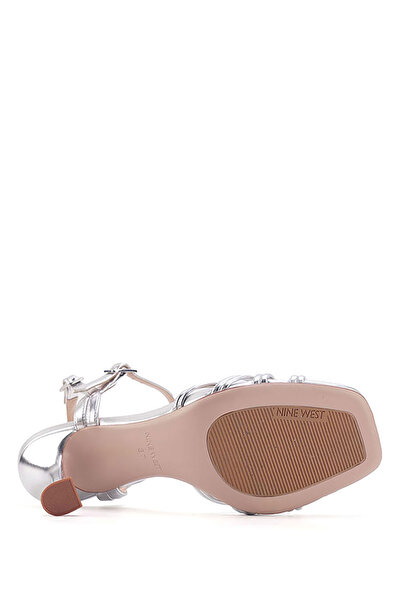 Nine West MABRIL 3PR Silver Women's Heeled Sandals