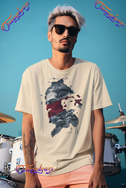 oneagılyazı Tricou oversize cu imprimeu Zeus