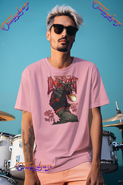 oneagılyazı ΤΣΕΛΙΑΜΠΙΝΣΚ Τυπωμένο Υπερμεγέθες Μπλουζάκι