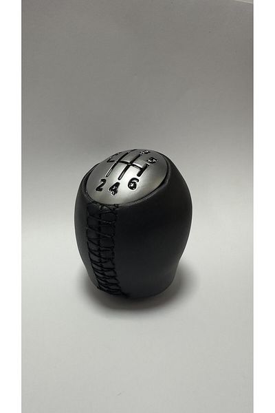 STİLİX GARAGE Renault Fluence Megane 3 Scenic 3 Black Leather Gear Shift Knob with 6 Advanced Fragrances Gift