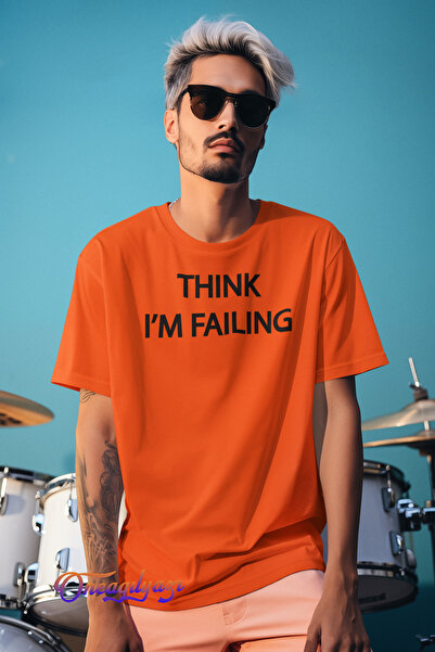 oneagılyazı Tricou oversize cu imprimeu Think