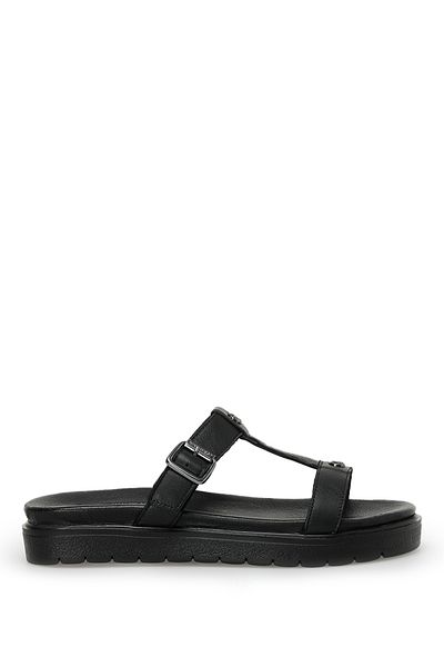 Nine West Rebe 3fx Siyah Kadın Düz Terlik