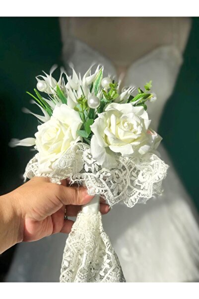 MEDUSA Octavia Gelin Buketi Ve Damat Yaka Çiçeği