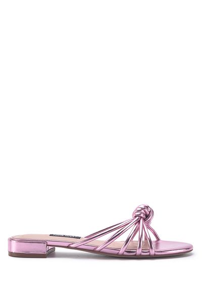 Nine West Seaney 3fx purple women's flat slippers