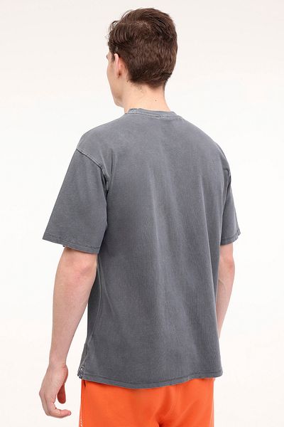 lumberjack Ανδρικό κοντομάνικο T-shirt Anthracite - M-BSC C NECK 11BS38 4FX
