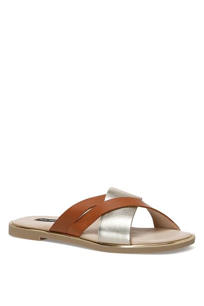 Nine West Papuci plati pentru femei Puba 2fx Gold