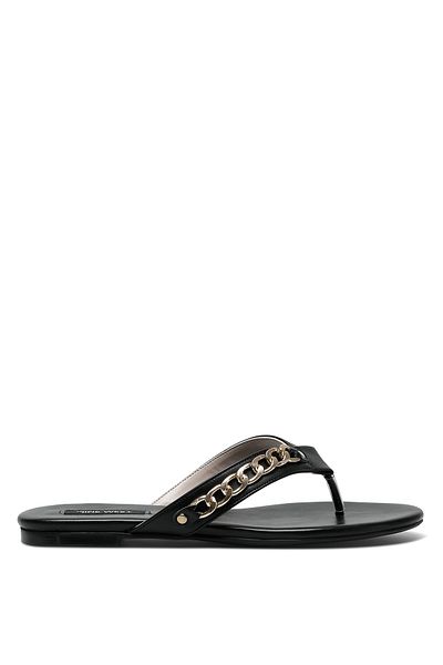 Nine West Wılya 2Fx Black Women's Flat Slippers
