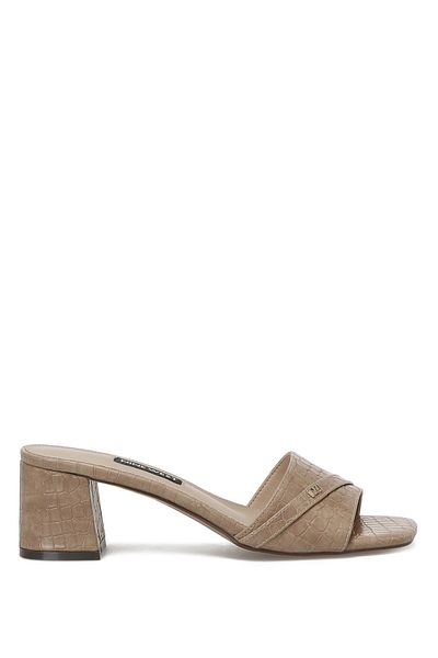 Nine West Behara 2Pr Nude Women's Heeled Slippers