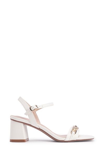 Nine West NARMIN 4FX OFF-WHITE Damen-Komfortsandalen