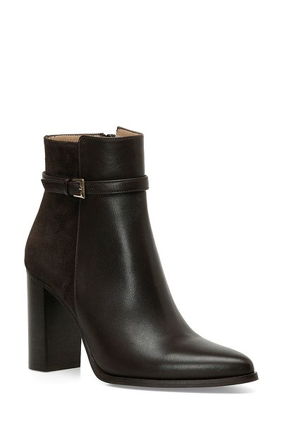Nine West VANNA 4PR - Καφέ γυναικείες μπότες με τακούνι