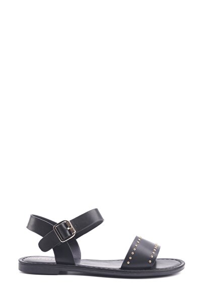 Nine West Sandale plate pentru femei MERRE 4FX negre