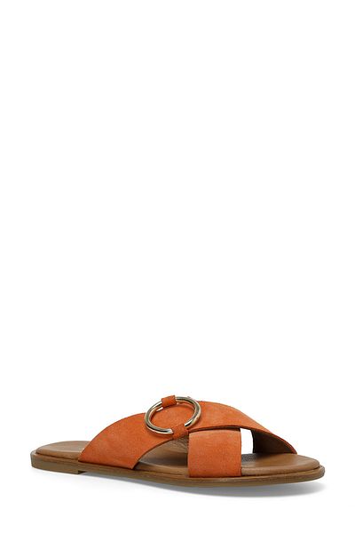 Nine West Misten 4FX - pomarańczowe kapcie damskie