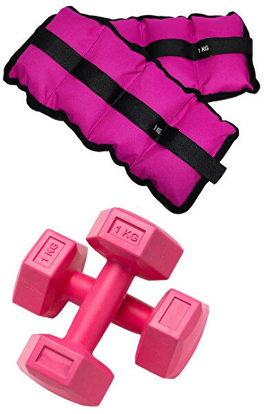 Jet El Ayak Ağırlığı & Dambıl Ağırlık Seti, 1 Kg x 2 Adet El Ayak Bilek Ağırl...