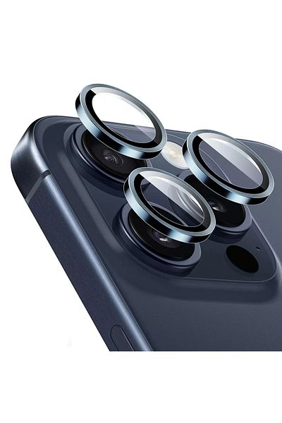 ESR iPhone 15 Pro/15 Pro Max Camera Lens Protector Blue