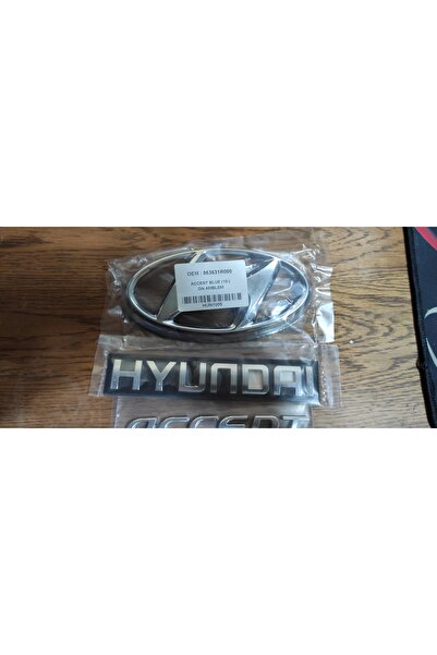 restinal Hyundai Blue Front Trim after 2010 Front Trim + Hyundai Lettering + ...