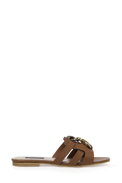 Nine West HAM 3FX Tan Women's Flat Slippers