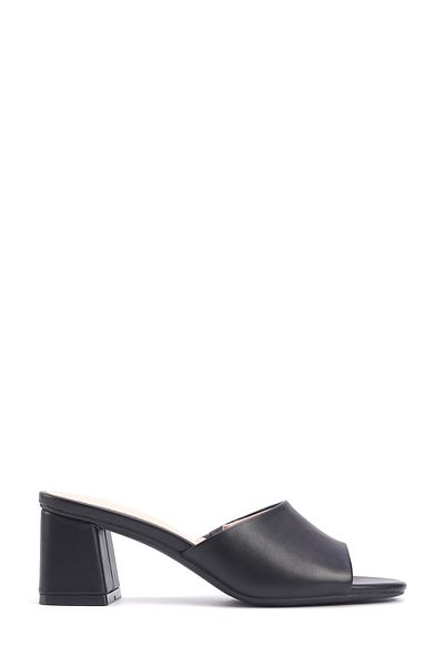 Nine West Nasla 4fx Schwarze Damen-Hausschuhe mit Absatz