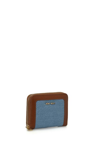 Nine West Portofel pentru femei JEJEWALLT 4FX Blue