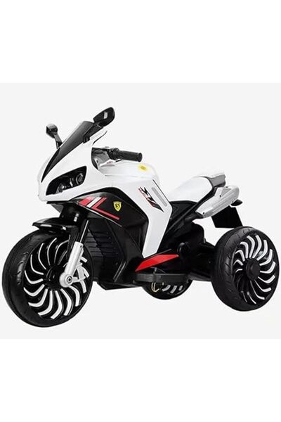 ALBADER دراجة نارية كهربائية للأطفال، دراجة ثلاثية العجلات للأولاد والبنات بمحركين وبطارية 12 فولت