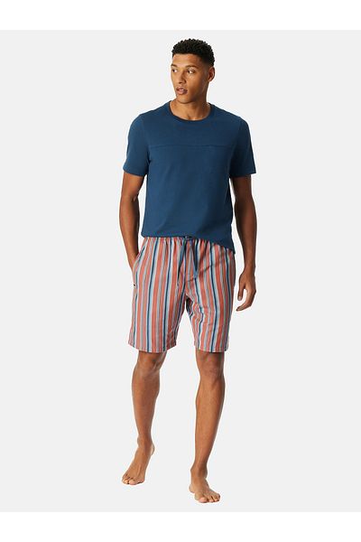 Schiesser Pyjamahose Bermuda - Mix Relax Schlaf-hose Pyjama Schlafmode