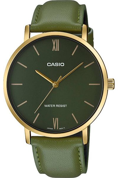 Casio ساعة يد رجالية Mtp-vt01gl-3budf - تصميم أنيق وعملي