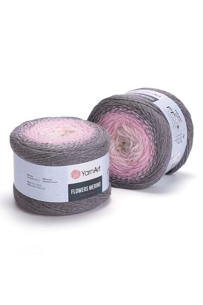Yarnart Flowers Merıno - Μαρμάρινο Χέρι Πλεκτό Σχοινί Ebruli-544