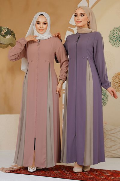 Neva Style مسحوق الحجاب مع سحاب Ferace 45288PD