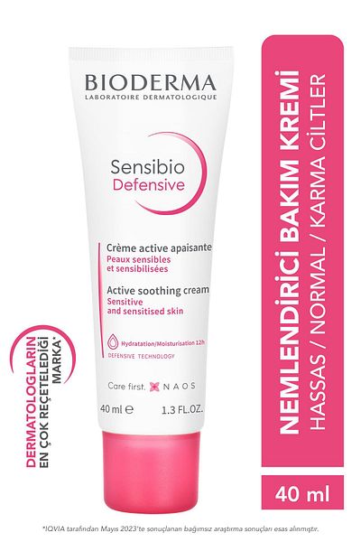 Bioderma Sensibio Defensive Sensitive Normal Skin Antioxidant Vitamin E Feuchtigkeitspflegecreme 40 ml