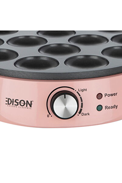 Edison mini pancake maker pink 14 eye large 1000 watts