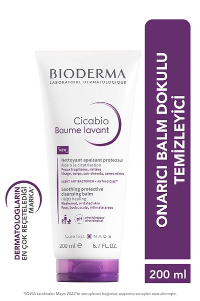 Bioderma Cicabio Repairing Damage Balm – Strukturierter Reiniger 200 ml