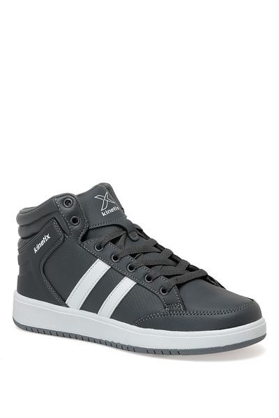 Kinetix Pantofi sport înalți unisex, gri închis, din 2 piese Court Pu Hi
