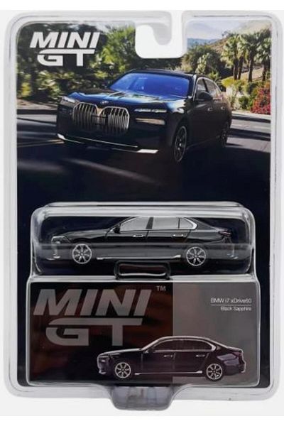 mini gt بي ام دبليو i7 xDrive60 بلاك سافاير 802
